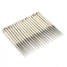 ILOVETOOL 30Pcs 3/32"inch Diamond Coated Jewelry Jade carving needle burrs Engraving Tools