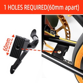 BOWOD Bike Stand for 24"-28" - Adjustable & Foldable Bike Kickstand with Stable Double Leg & Chain Protection - Easy to Mount Kickstand for Adult Bike - Durable Design for Trekking & Mountain Bike