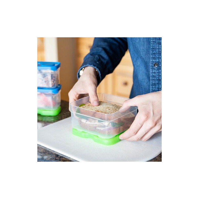 Arctic Zone Interlocking Ice Bricks - (2-Pack) Double-Sided Ice Bricks