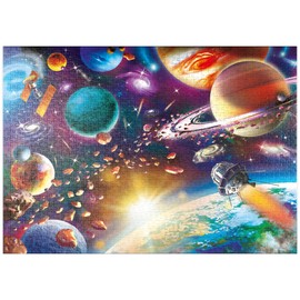 MyPuzzle Journey through the Universe Premium 1000 Piece Puzzle - MyPuzzle Special Collection by Puzzle Galaxy