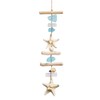 Coastal Starfish and Seashell Wall Decor with Driftwood