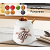dgudgu Turtle Sugar Bowl With Lid Ceramic Sugar Jar With