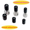 Qrity Pack of 20 Rubber End Caps, Thread Protection Cap,