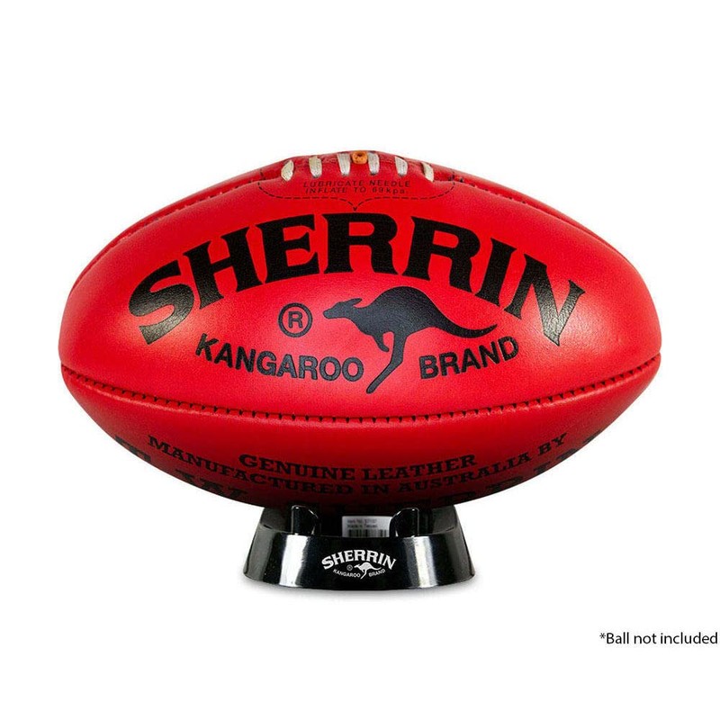 Sherrin AFL Footy Display Football Stand Black