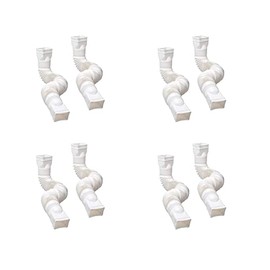 Amerimax 2-Pack White Flexible Downspout Extension Gutter Connector Rainwater Drainage (Four Pack)
