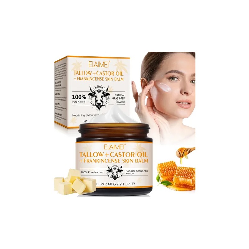 Crema Sebo De Res Con Frankincense Incienso Hidratante Natur