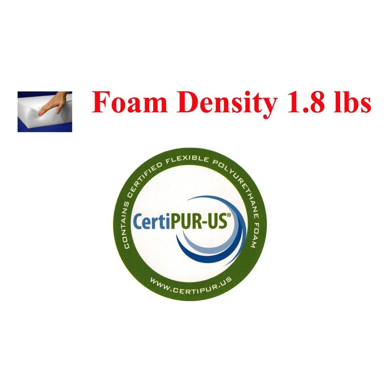 Danfuton Sleeper Chair Folding Foam Bed, Convertible Cushion Mattress 6