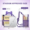 Slumou Clear Backpack Stadium Approved 12×12×6 Clear Mini Backpack Small