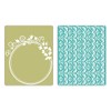 Sizzix Circle Frame and Rosemary Set by BG Textured Impressions