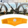 X AUTOHAUX 6pcs Bicycle Front Rear Reflector Kit Mountain Bike