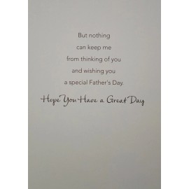 American Greetings Father's Day Card, Across The Miles F72