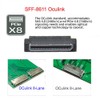 NFHK OCuLink PCIe PCI-Express SFF-8611 8X 8-Lane to Dual SFF-8611