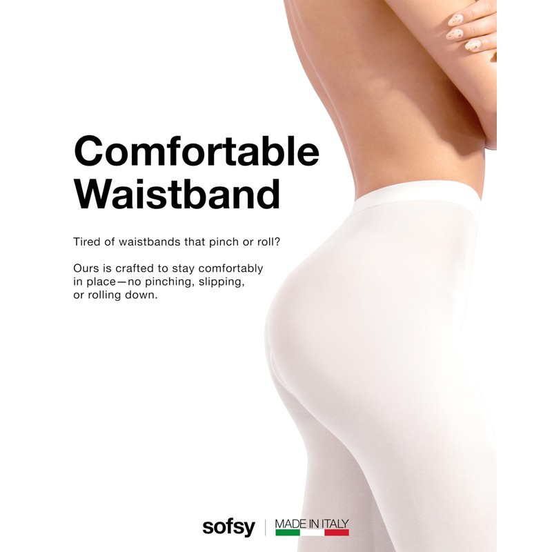 sofsy opaque microfibre tights - Invisibly reinforced opaque tights 40