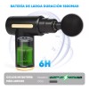 Pistola Masajeadora Bivena para Cuerpo | Color Negro | 127V