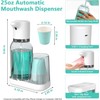 WhiteRhino Automatic Mouthwash Dispenser,25oz Mouthwash Dispenser for Bathroom with 2-Level