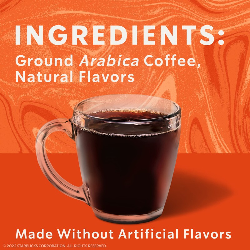 Starbucks Pumpkin Spice Flavored Ground Coffee - Warm & Balanced,