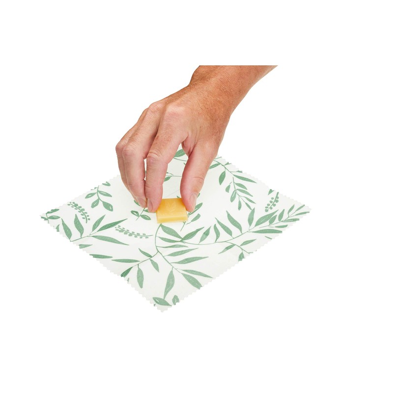 KitchenCraft Natural Elements Vegan Wax Wrap Refresher Blocks, Contains 12