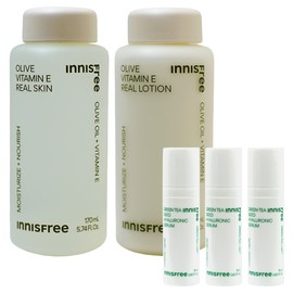 Innisfree Olive Vitamin E Real 2 types (skin + lotion)+ / 이니스프리 올리브 비타민 E 리얼 2종구성(스킨+로션)+