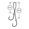 Gamakatsu saber point hooking master with yarn (short Harris). F129-L