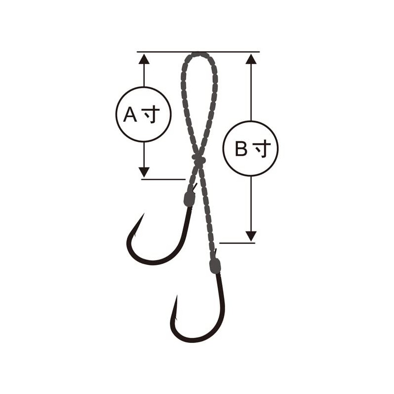 Gamakatsu saber point hooking master with yarn (short Harris). F129-L