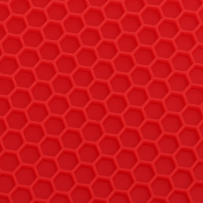 5Pcs Silicone Trivet Mat Square Round Honeycomb Hot Pad Non