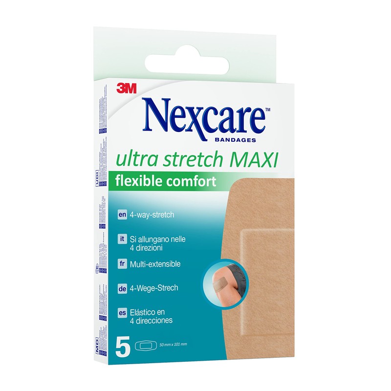 Nexcare Ultra Stretch Maxi Comfort Flexible Plasters 50 mm x