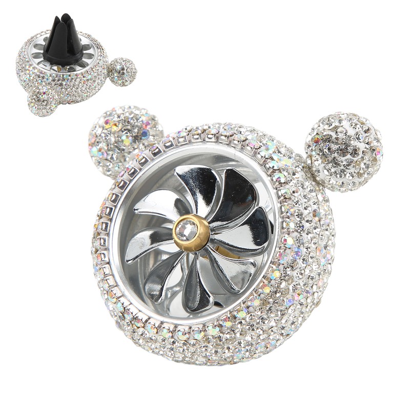 Car Air Vent Fragrance Decoration Sparkly Rhinestones Cute Shape Interior