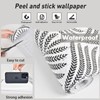 Black and White Wallpaper Peel and Stick Wallpaper Boho Modern