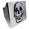 MetalHead Skull Chrome Metal Hitch Cover