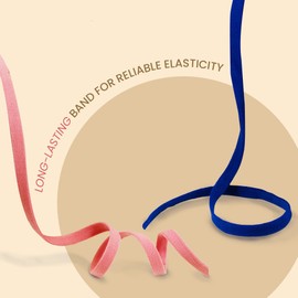 Trims by The Yard 1/4" Ultra Soft Knit Elastic Band, Premium Material, Durable Knitted Elastic Cord for Sewing, Easy to Use, Versatile Sewing Supplies, 10-Yard Cut, Red