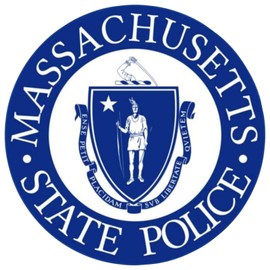 State Police of Massachusetts Seal Vinyl Sticker for Car Vinyl Decal Water Bottle Laptop Decal Phone (2" Set of 2)
