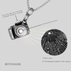 BIYONGDE Vintage Stainless Steel Camera Pendant (No Filming Function) Necklace
