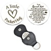 RFTWXHPN Pocket Hug Token Keychain Gifts for Aunt from Niece