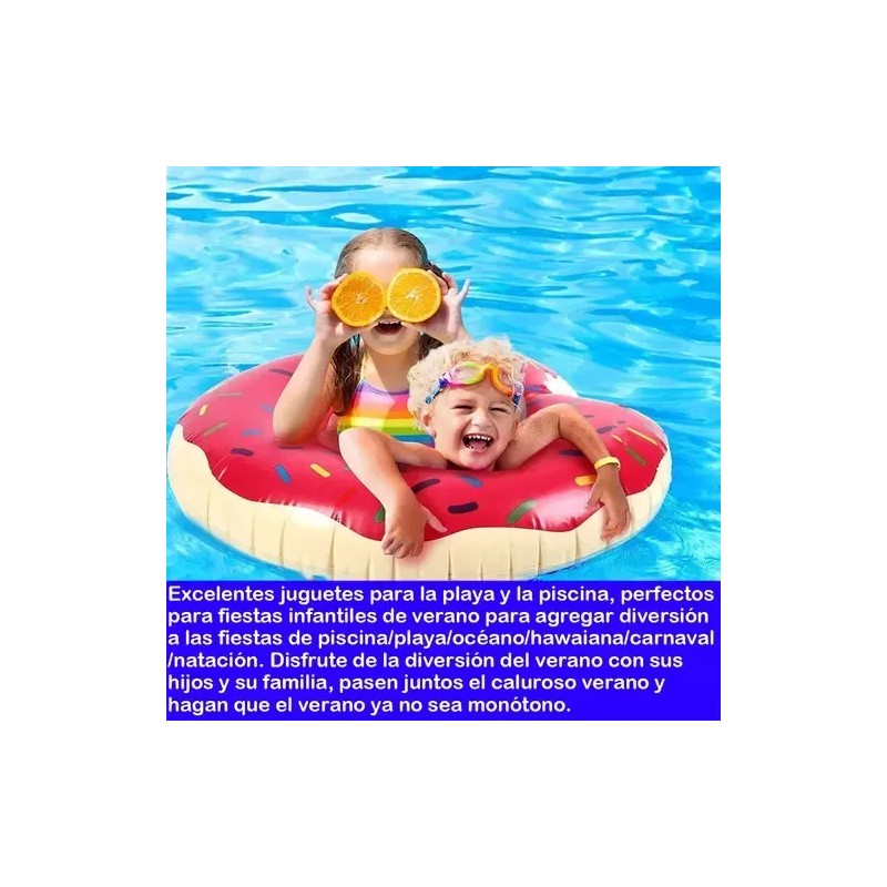 3pzs Salvavidas Inflables Donas Flotadores Para Alberca 90cm