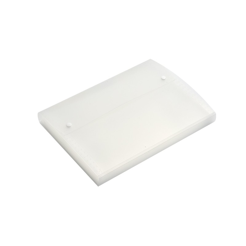 A4 Expanding File Folder - Clear 13 Gusset Pocket Folder