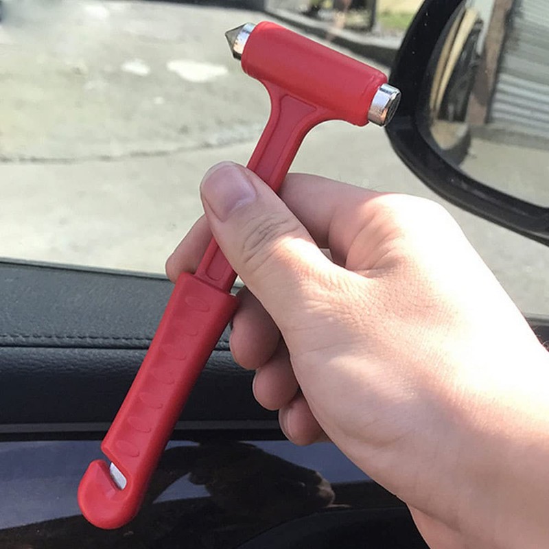 Portable Hammer Break Window Glass Hammer Multitools 2Pcs Multifunctional Emergency