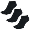 Asuka Men's Women's 5 Toe Socks, Non-Skid Heel Backing, 100%