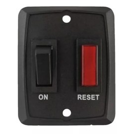 RV Water Heater On Off Switch Fault Light Black Camper