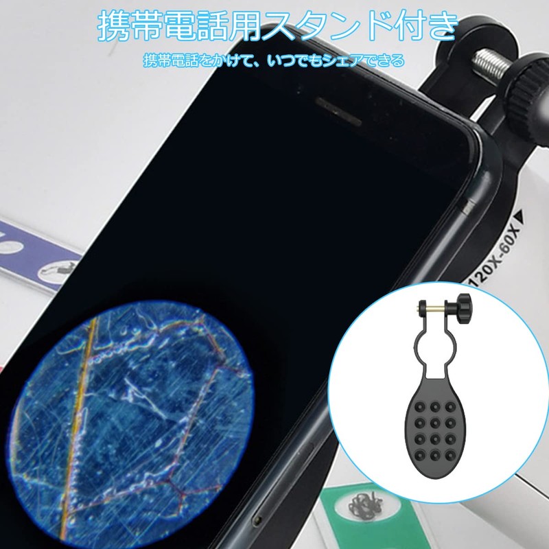 Satohom Mini Microscope for Kids, Handy Monocular Biological Microscope, Microscope,