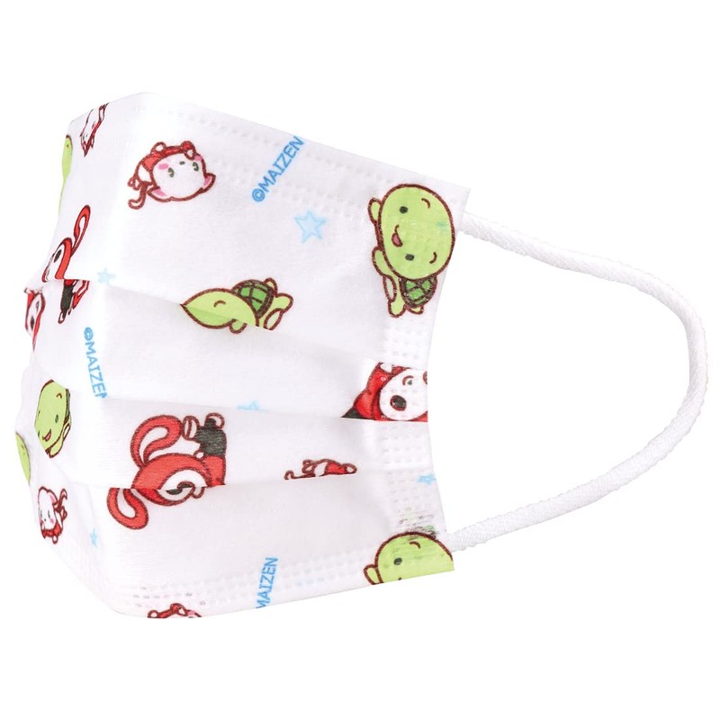 Skater Non-Woven Fabric Mask for Kids, Maizen Sisters, 23 Boxed,