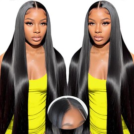Beluck 200 Density 9x6 Glueless Wig Human Hair Wig For Black Women, Pre Cut Max Lace Straight Human Hair Wig, HD Lace Front Wigs Human Hair Pre Plucked Ready To Wear Lace Frontal 22 Inch