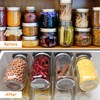 lopeztek Mason Jar Organizer Holder Rack for Food Storage, Under