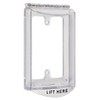 Safety Technology International, Inc. STI-6519 Single-Gang Hinged Clear Protective Polycarbonate