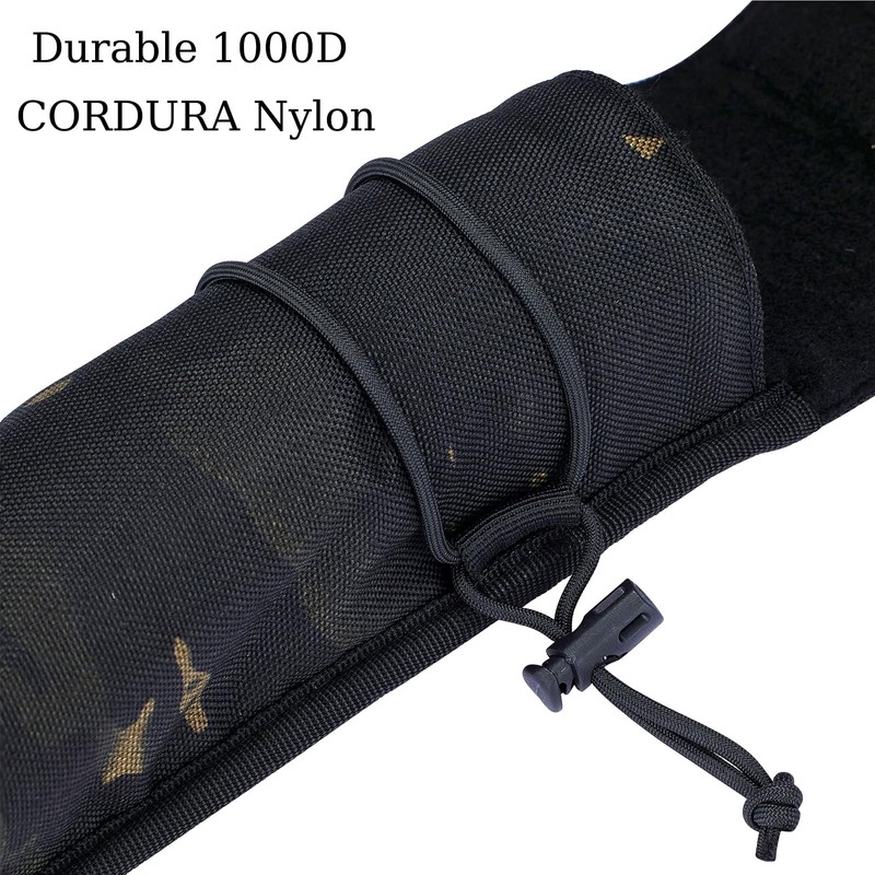 ​​DIZETION Heat-Resistant Suppressor Pouch, Tactical Multi-Purpose MOLLE EDC Carry Bag