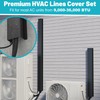 Chiligent Metal Line Set Cover Kit, Heavy Duty HVAC Lines