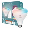 GE LED+ Color Changing Speaker LED Light Bulb, BR30 Indoor