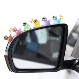Rislobx Luminous Sunglasses Cute Duck, 20Pcs Car Interior Decor Car Ornaments for Rear View Mirror Dashboard Decoration, Automotive Funny Accessories