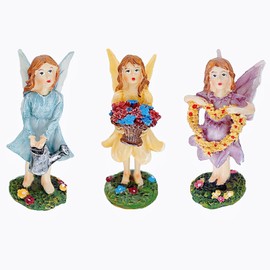 MUAMAX Fairy Garden Fairies,Fairies for Fairy Garden,Garden Fairy Figurines,Garden Fairies for Miniature Fairy Garden,Miniature Garden Fairies, Fairy Garden Accessories Fairy Garden Kit