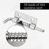 4 Pcs Stainless Steel Flat Pin Hinge Spring Latch, Heavy