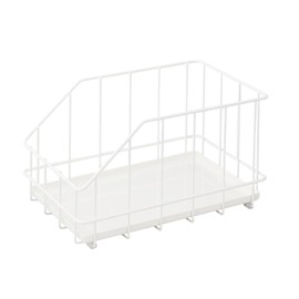 Belca SWB-20W Under Sink Wire Box, 7.9 inches (20 cm) Type, (W x D x H) 7.9 x 11.8 x 7.6 inches (20 x 30 x 19.2 cm), Tray Included, White